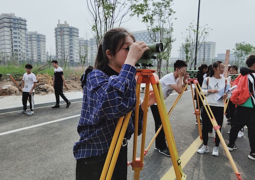 2018年10月-《数字测图原理与方法》实践课