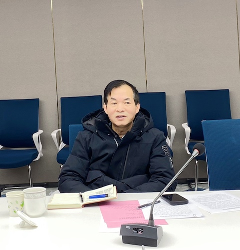 副校长陈永富讲话