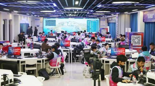 比赛现场。重庆移通学院供图