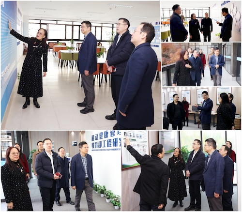 唐校长走访信息学院 唐校长走访信息学院